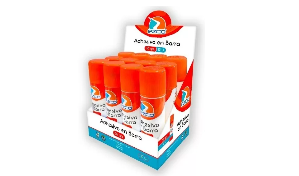 EZCO ADHESIVO BARRA 36G X12